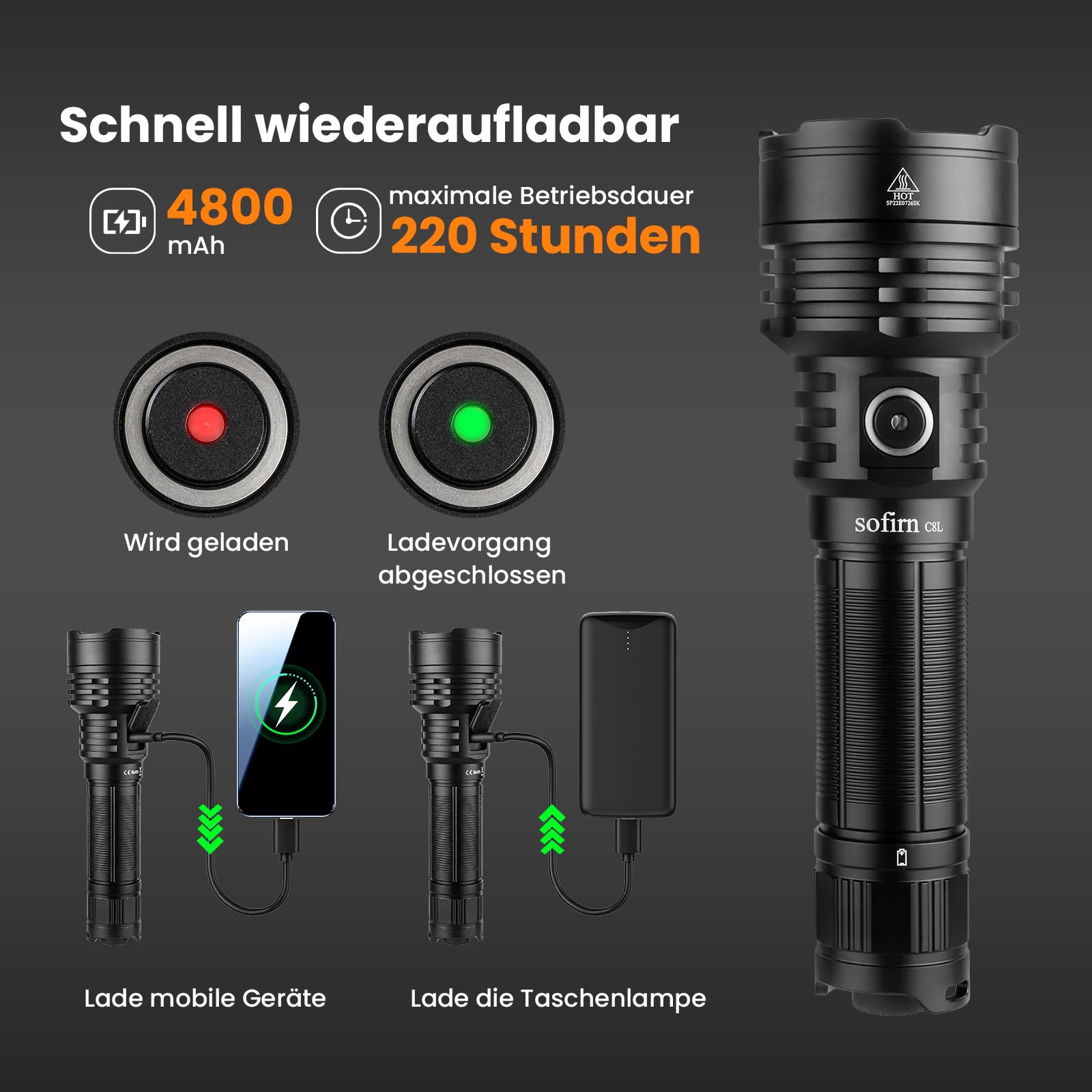 sofirn-c8l-taschenlampe-3100-lumen-531m-taktisch-usb-c image 4