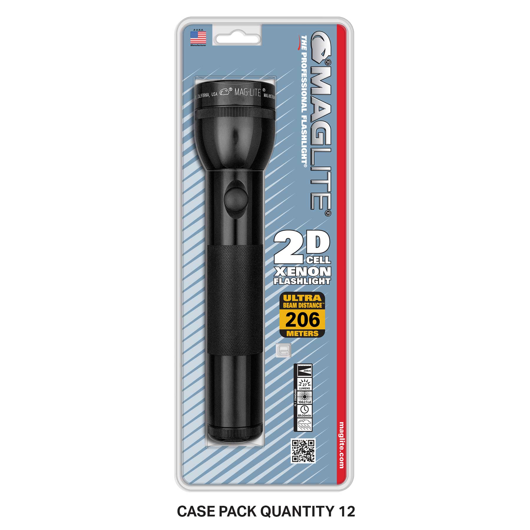 mag-lite-d-cell-classic-xenon-taschenlampe-schwarz-2x-d image 1