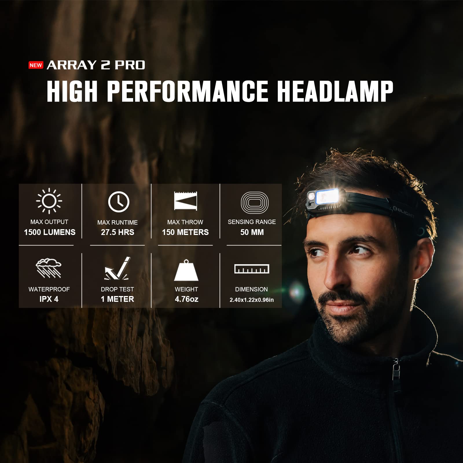 olight-array-2-pro-stirnlampe-1500-lumen-gestensensor image 8