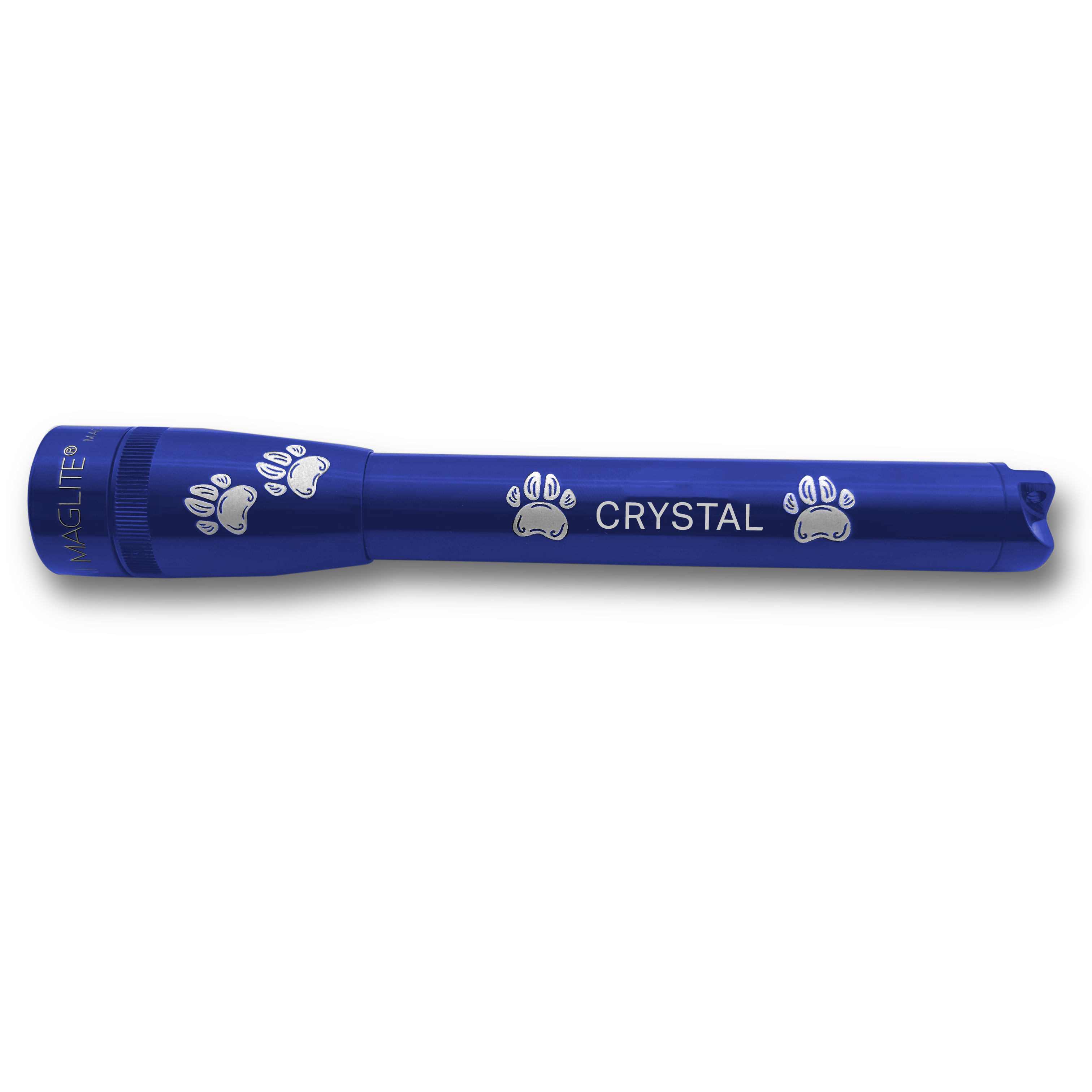 mag-lite-mini-maglite-pro-led-taschenlampe-blau-pfoten-gravur image 2