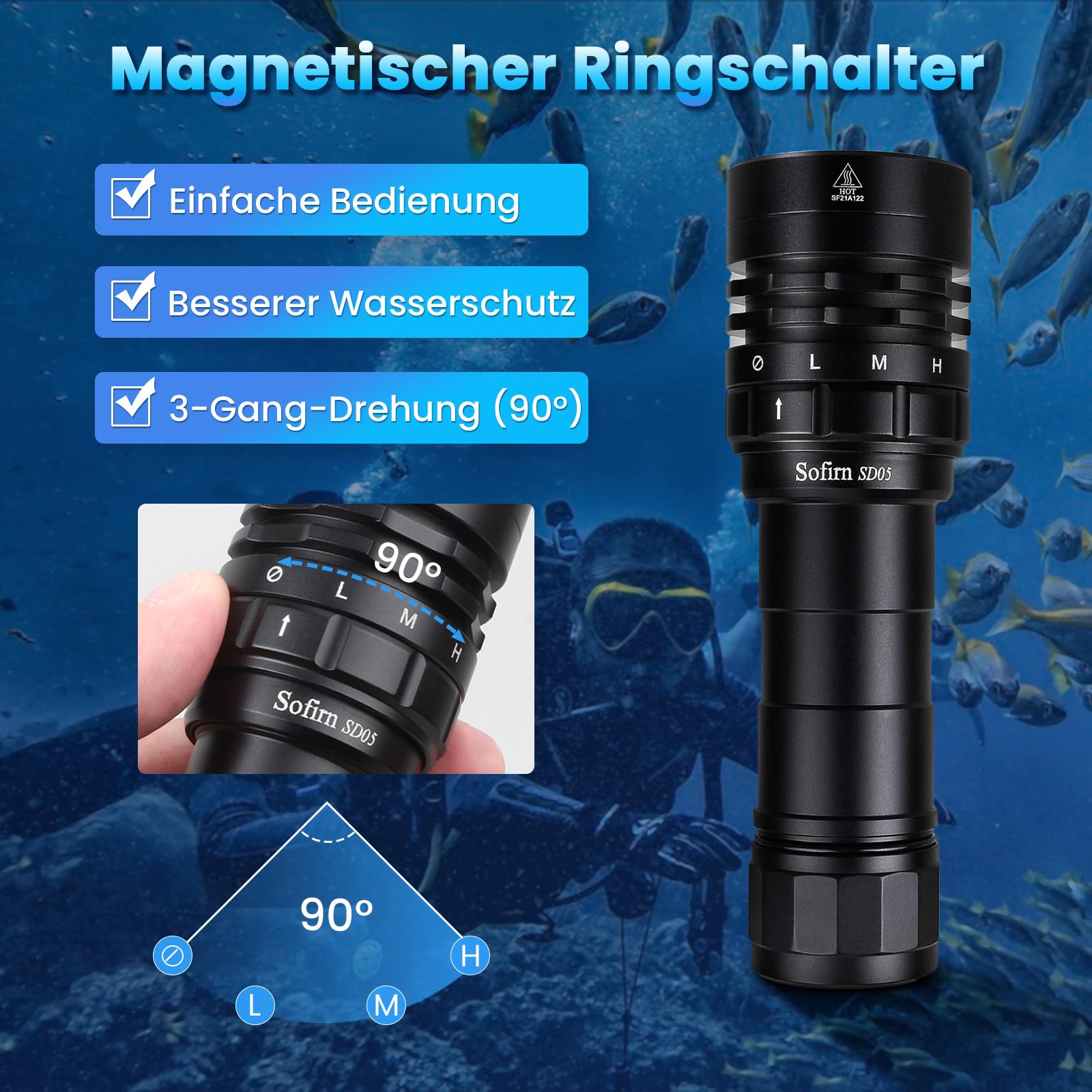sofirn-sd05-taucherlampe-3000-lumen-100m-5000k image 4