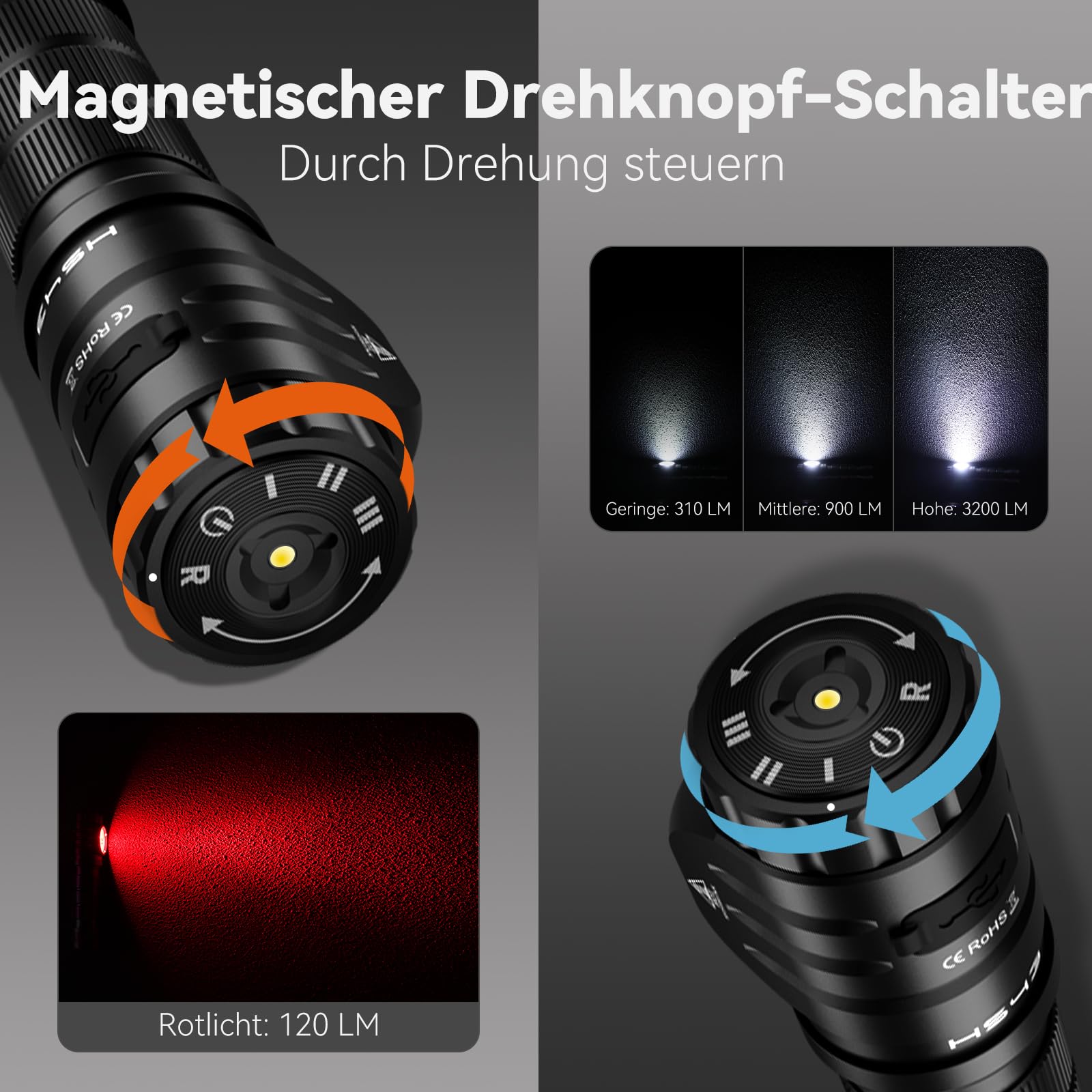 sofirn-hs43-stirnlampe-3200lm-rotlicht-usb-c-magnet image 4