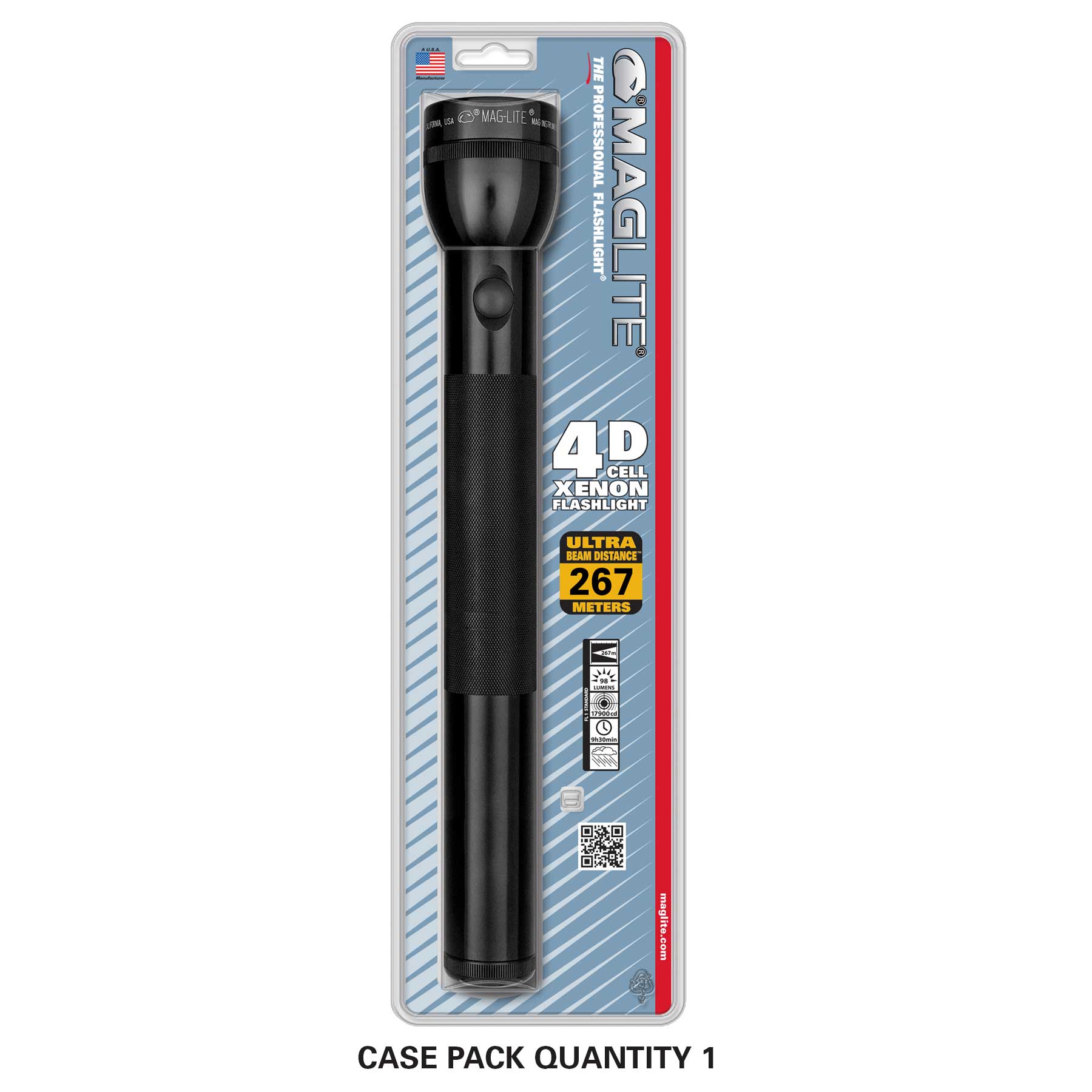 mag-lite-d-cell-classic-4d-xenon-taschenlampe-schwarz image 1