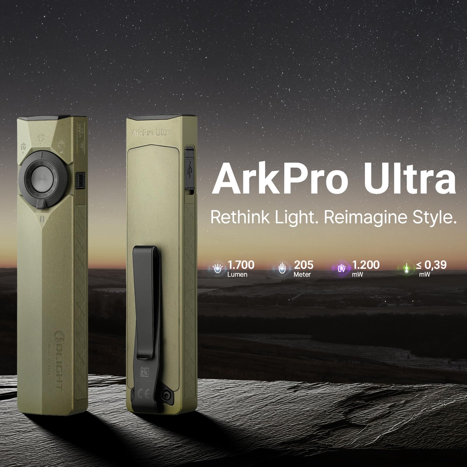 olight-arkpro-ultra-taschenlampe-1700-lumen-olivgr-n-uv image 2