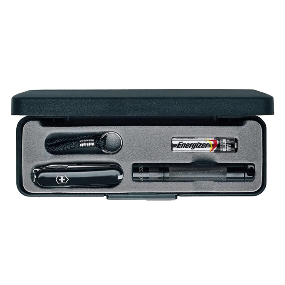 mag-lite-solitaire-taschenlampe-messer-set-schwarz-aaa image 1