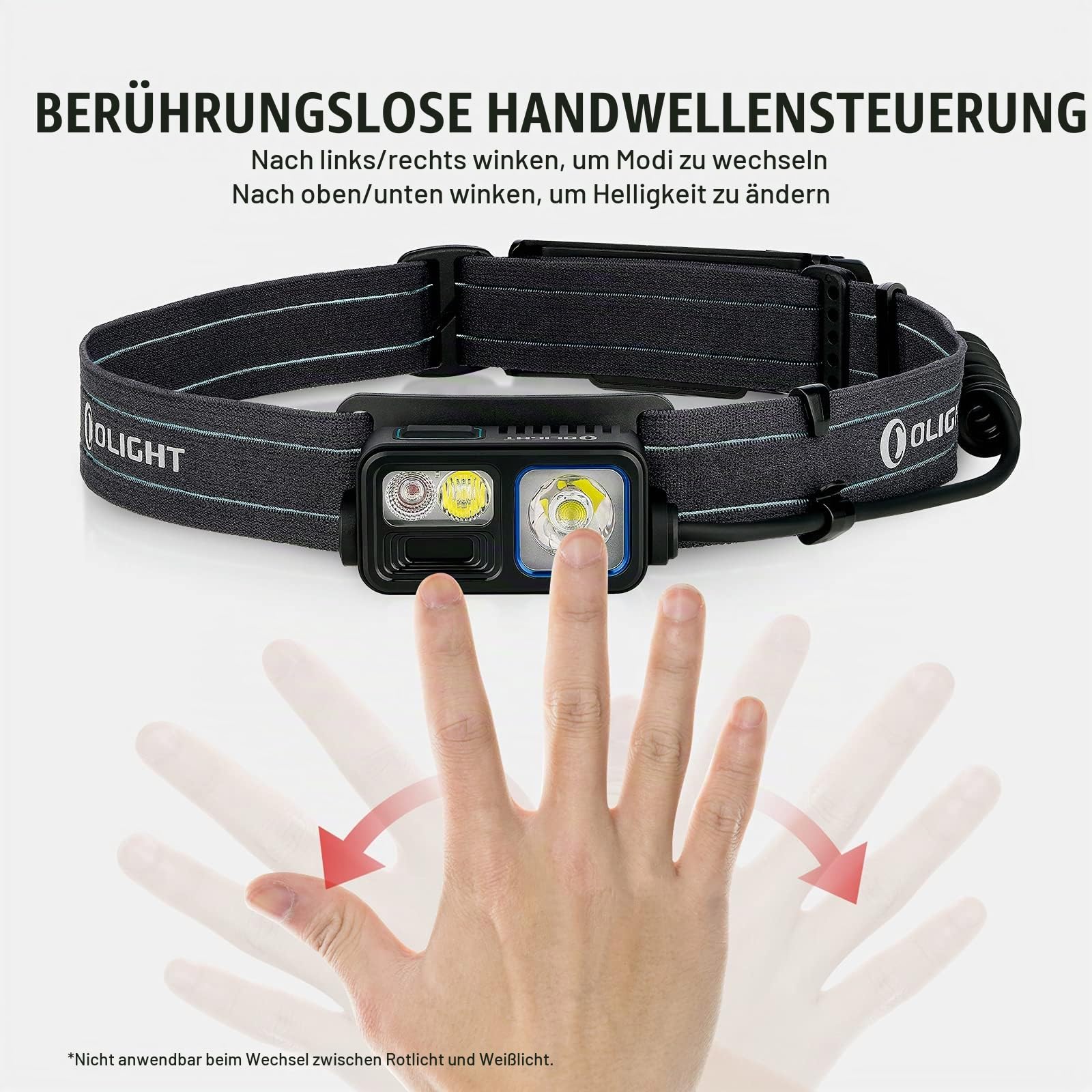 olight-array-2s-stirnlampe-1000-lumen-sensor-rotlicht-sos image 2