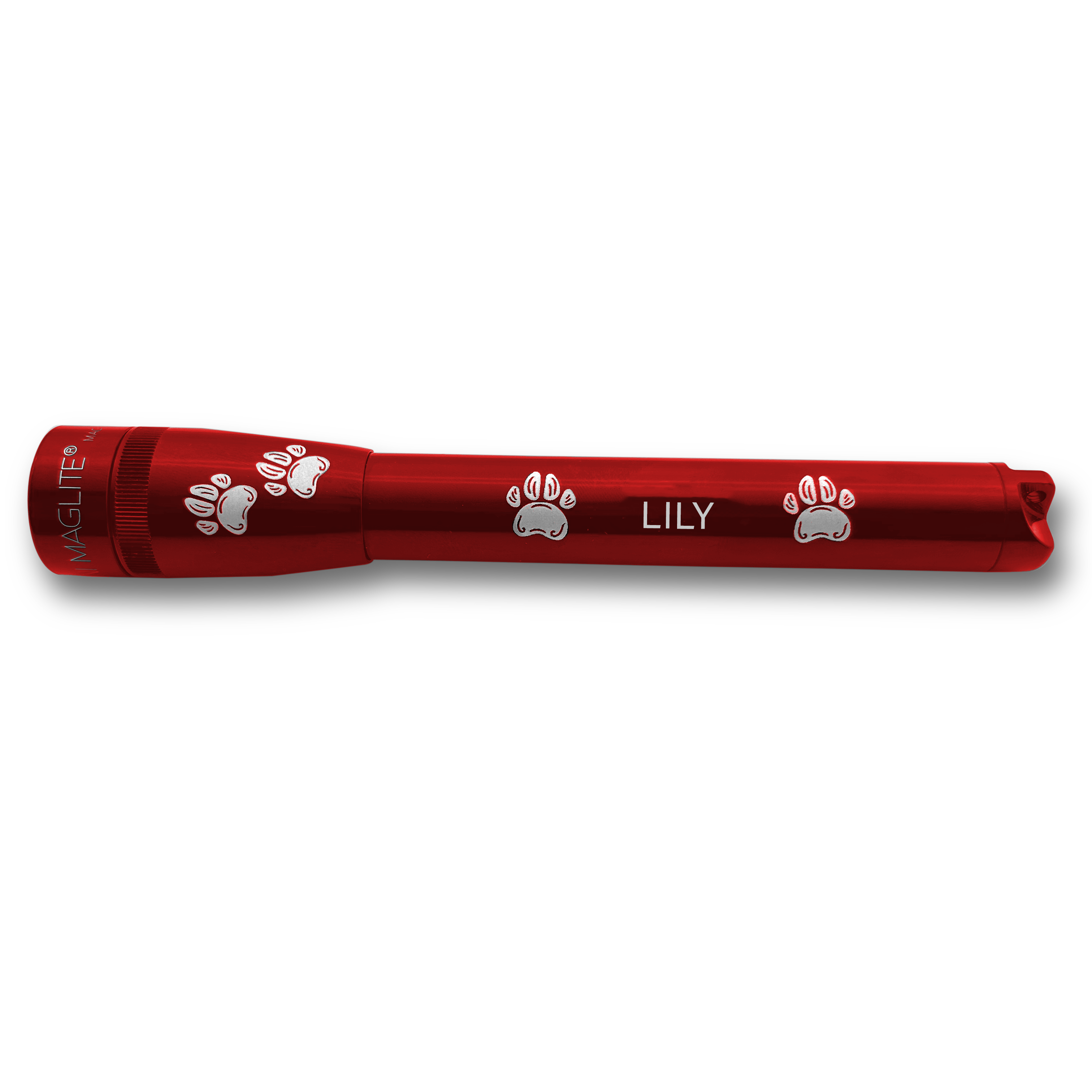 mag-lite-mini-maglite-pro-led-taschenlampe-rot-pfote-gravur image 2