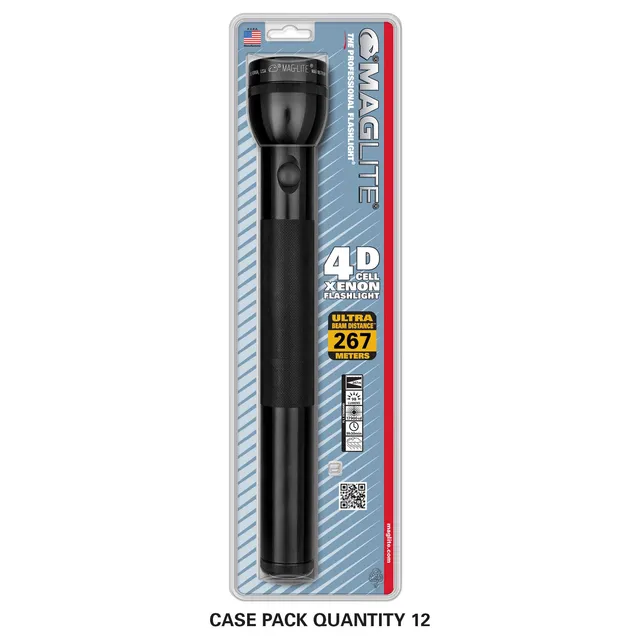 mag-lite-d-cell-classic-4d-xenon-taschenlampe-grau-fokussierbar image 1