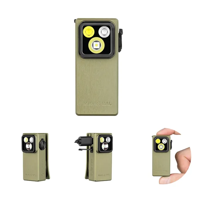 olight-oclip-ultra-cliplampe-530-lumen-olive-green-uv image 1