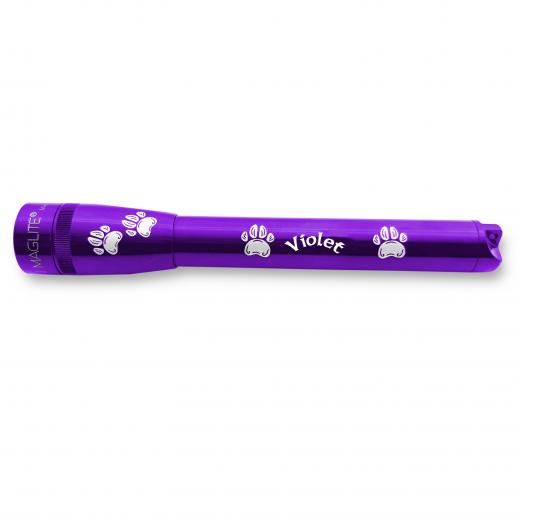 mag-lite-mini-maglite-pro-led-taschenlampe-lila-pfoten-gravur-5 image 1