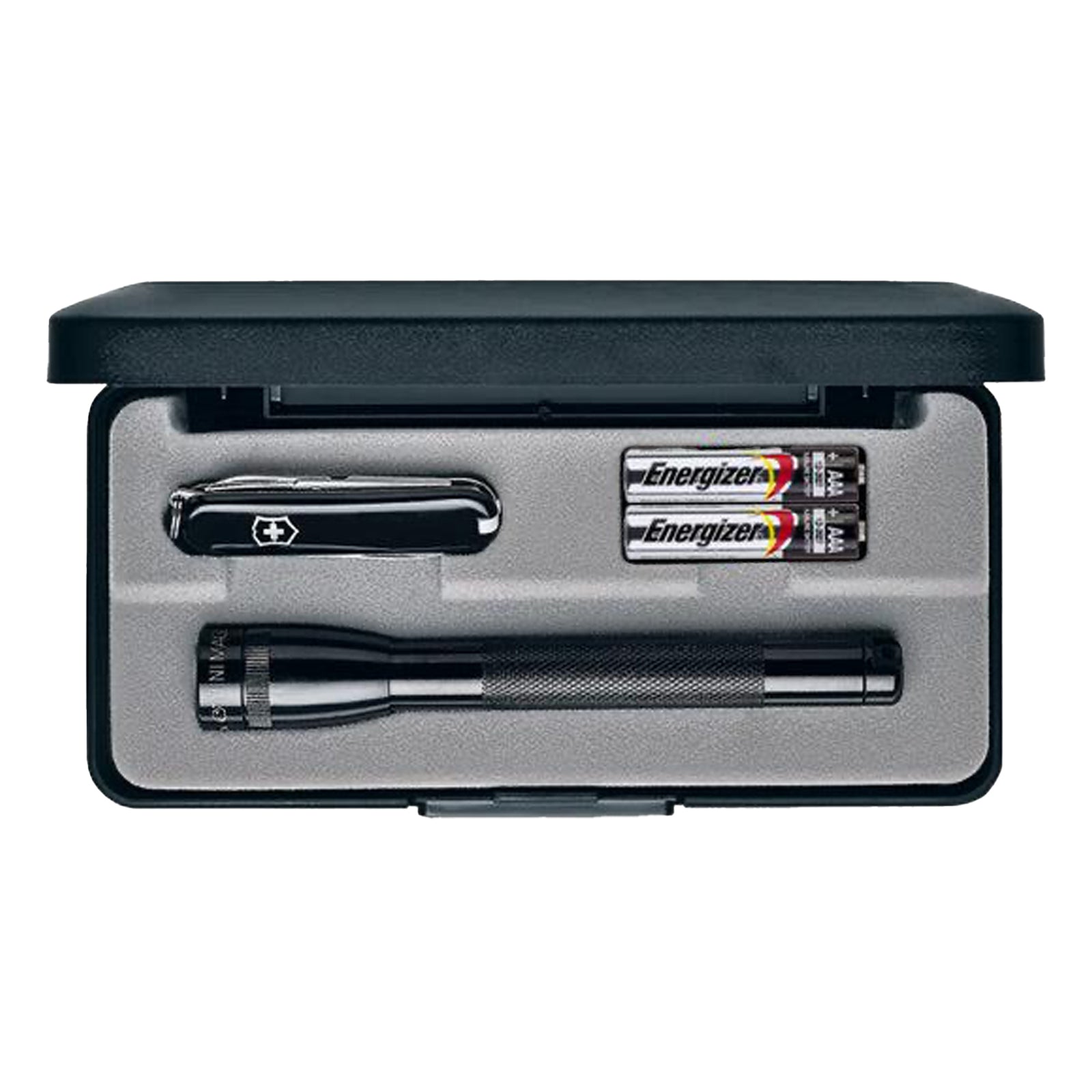 maglite-mini-maglite-2aaa-taschenlampe-messer-set-schwarz image 1